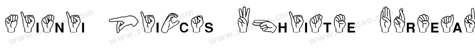 Mini Pics White Bread字体转换